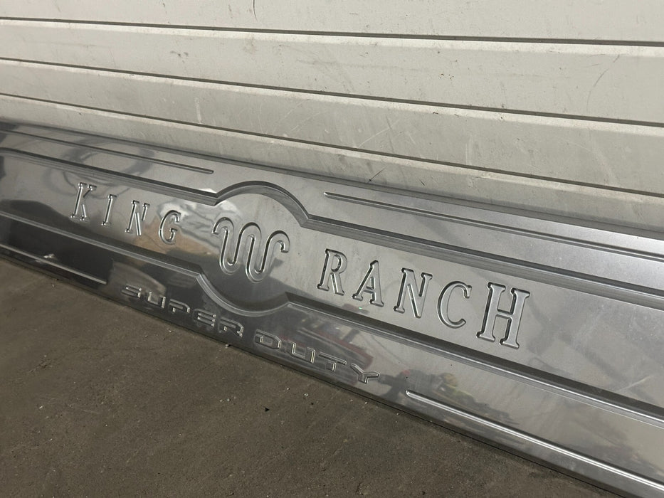 2017-2022 FORD F250 F350 F450 KING RANCH TAILGATE APPLIQUE PLAQUE TRIM PANEL OEM