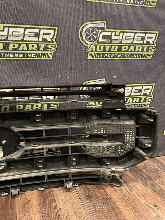 2020-22 FORD F250 PLATI FRONT BUMPER GRILLE OEM *READ/2 MISS CLIPS/NO EMBLEM*