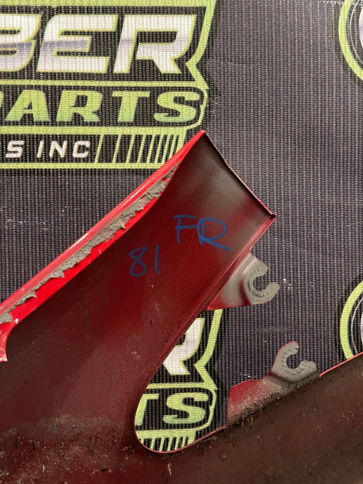 2014 TOYOTA PRIUS V FRONT PASSENGER RIGHT FENDER OEM *RESIDUE/PAINT CHIPS* (READ