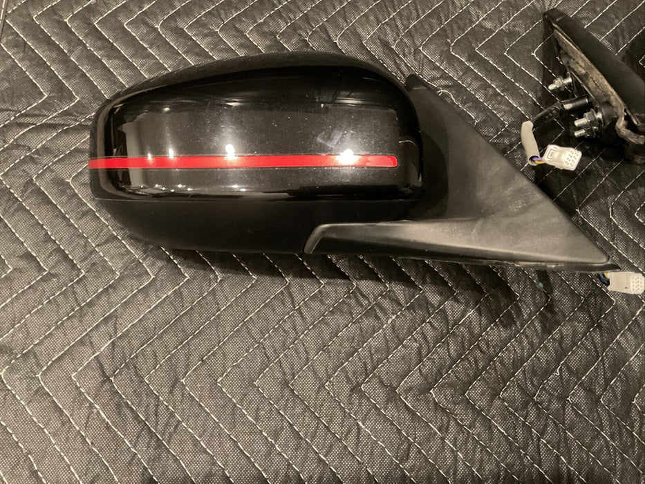 2017 NISSAN 370Z NISMO DOOR MIRROR PAIR LEFT RIGHT OEM 2009-2020 ~DAMAGE~