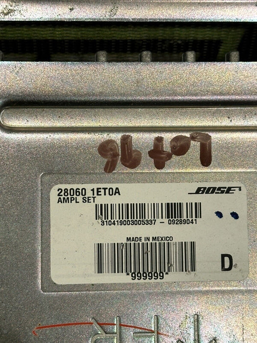 2010 NISSAN 370Z CONVERTIBLE ROADSTER BOSE AMPLIFIER AMP 2009-2020 28060 1ET0A