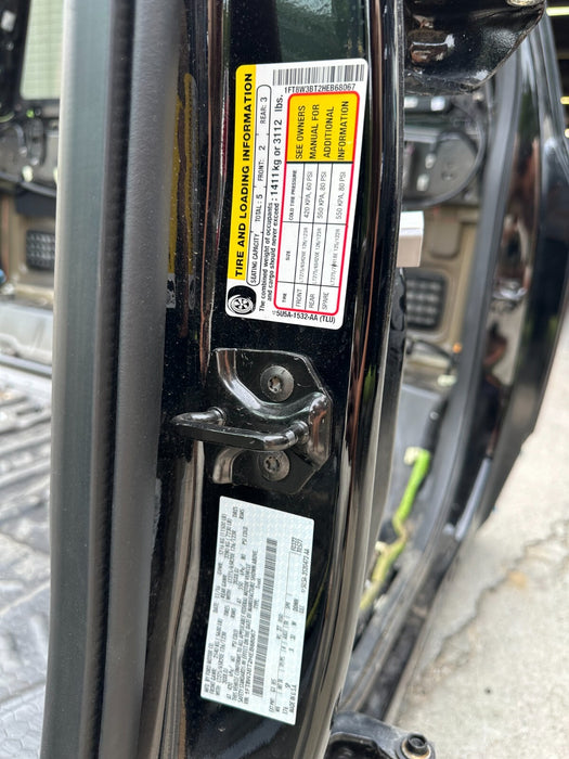 2017 2018 2019 FORD F250 F350 F450 BLACK CREW CAB SHELL MOONROOF W/ BACK GLASS