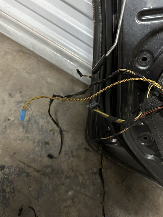 2011 BMW 550i F10 5 SERIES REAR LEFT DOOR GRAPHITE METALLIC (A90)~MINOR SCUFFS~