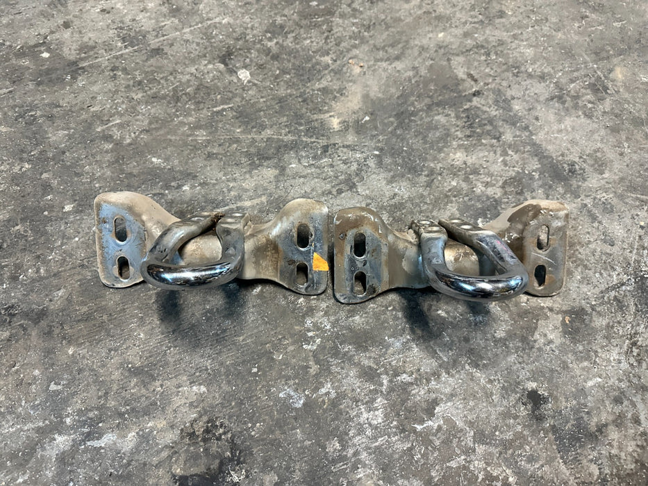 2017 2024 FORD F250 F350 SUPERDUTY FRONT BUMPER LEFT & RIGHT TOW HOOKS OEM