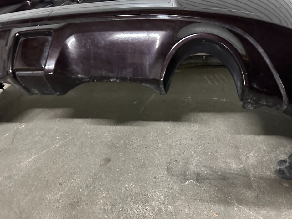 2010 NISSAN 370Z REAR BUMPER COVER BLACK CHERRY *NAG OEM ~MINOR WEAR/SCRATCHES~