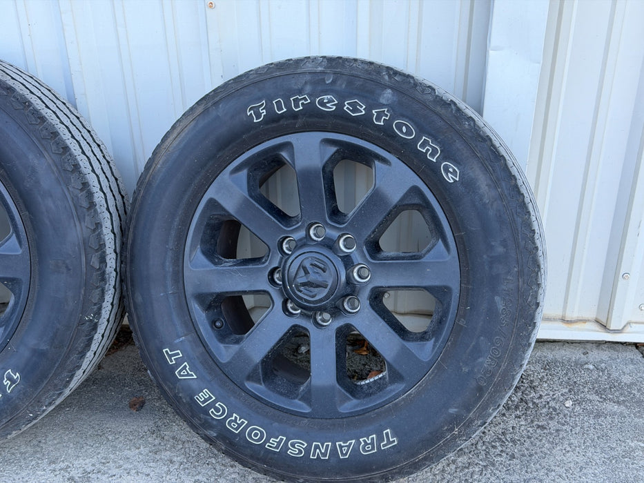 2024 RAM 2500 3500 LARAMIE FACTORY 20" WHEELS RIMS TIRES TAKE OFFS 34K 8X165