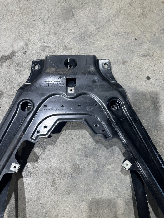 2014 PORSCHE 911 TURBO S FUEL TANK LOWER SUPPORT BRACE BRACKET OEM 99150423302