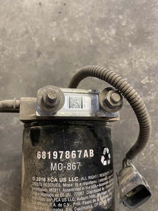2012 DODGE RAM 3500 MEGA CAB FUEL WATER SEPERATOR FILTER OEM 68197867AB