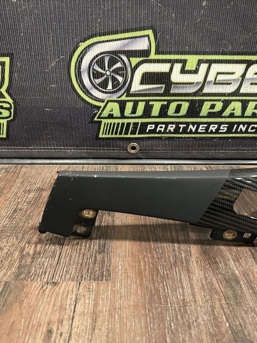 2021 AUDI R8 GAUGE CLUSTER LEFT RIGHT CARBON FIBER TRIM PAIR OEM *READ/SCUFFS*