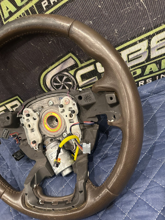 2018 FORD F250 KING RANCH STEERING WHEEL ASSEMBLY OEM ~ADAPTIVE FAULT~ 2017 2018