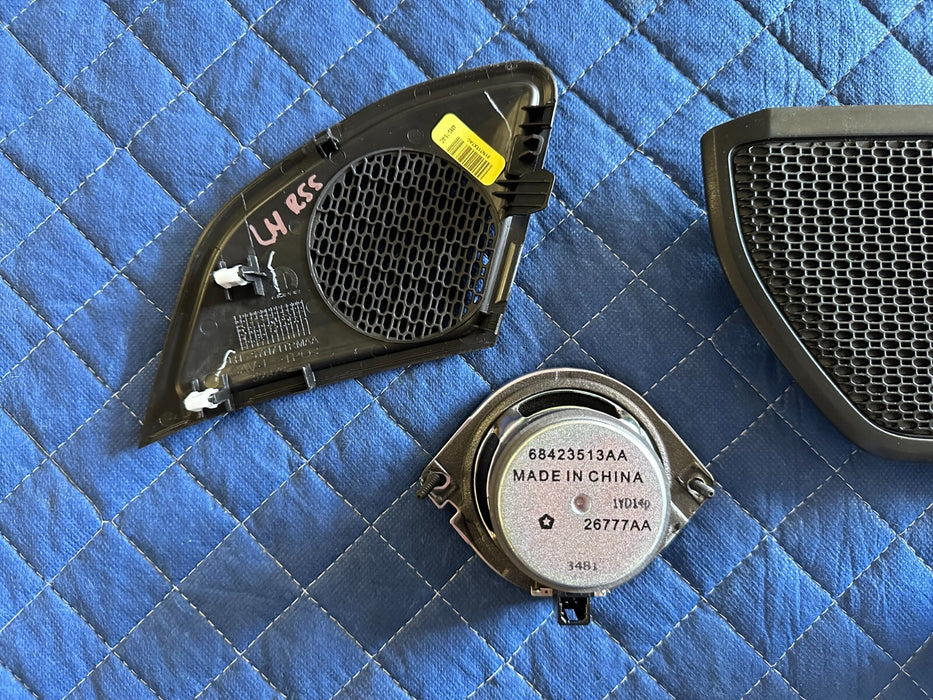 2022 RAM 1500 TRX FRONT REAR DOOR HEADLINER DASH ALPINE FULL SPEAKER SET OEM