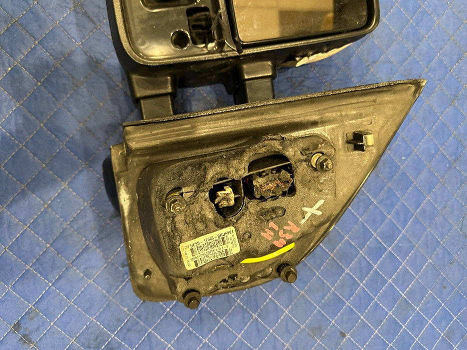2017-2022 FORD F250 F350 F450 DRIVER LEFT TOW MIRROR OEM ~FIRE DAMAGE~