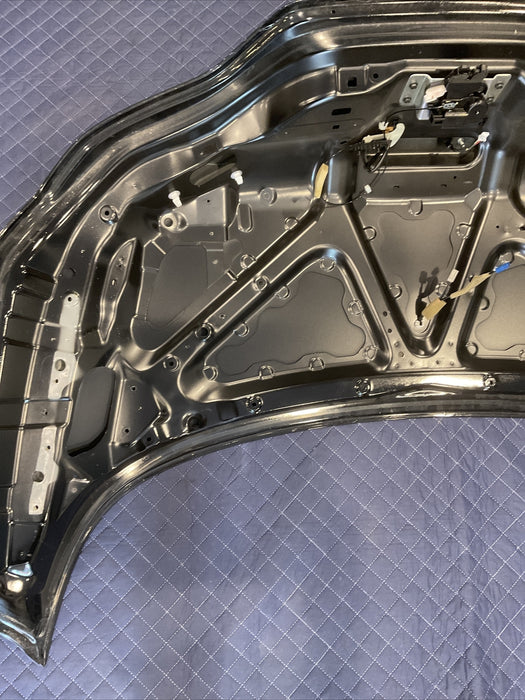 2013 INFINITI G37S COUPE REAR TRUNK DECK LID BLACK COMPLETE OEM~SCRATCHES~