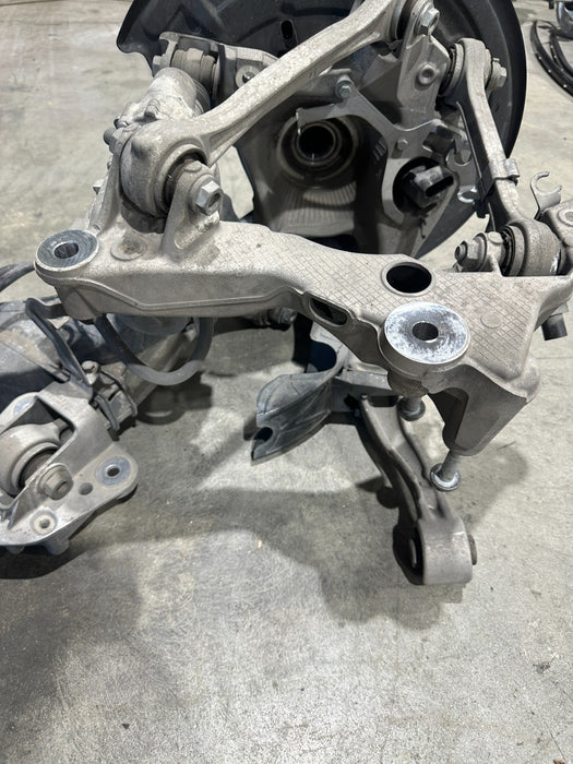 2014 PORSCHE 911 TURBO S REAR RIGHT KNUCKLE SUSPENSION CORNER ASSEMBLY OEM