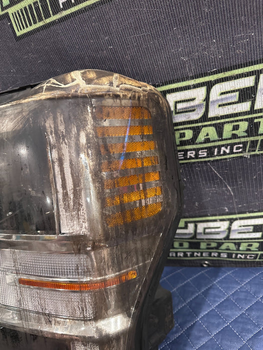 2020-2022 FORD F250 F350 F450 DRIVER LEFT LED HEADLIGHT OEM *HEAT/BURN DAMAGE*