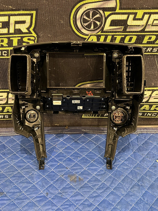2013 NISSAN 370Z SPORT CENTER DASH AUDIO A/C CLIMATE CONTROL BEZEL PANEL OEM