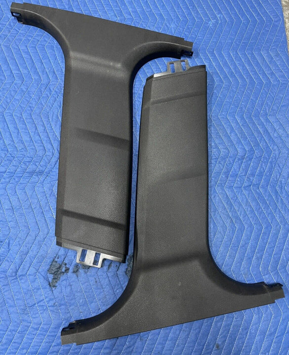 2011 BMW 550i F10 5 SERIES FRONT LEFT & RIGHT LOWER B PILLAR TRIMS OEM *READ*