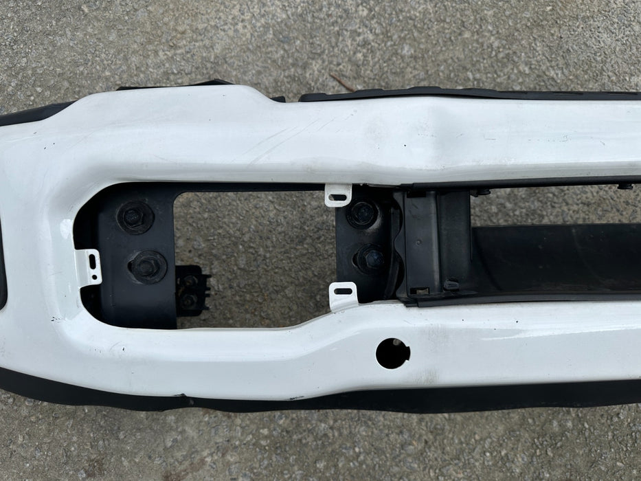 2023-2024 FORD F250 FRONT BUMPER STAR WHITE (AZ) OEM *SEE PICS 3-13/READ DESC*