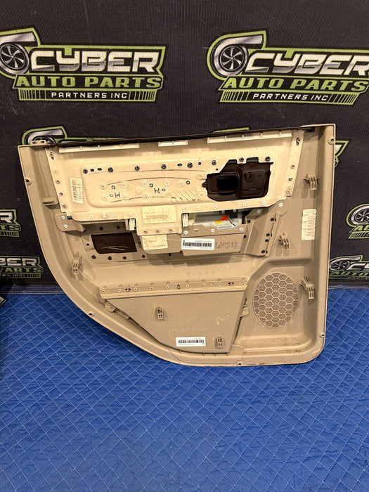 2015 DODGE RAM 2500 SLT REAR RIGHT BROWN DOOR PANEL OEM