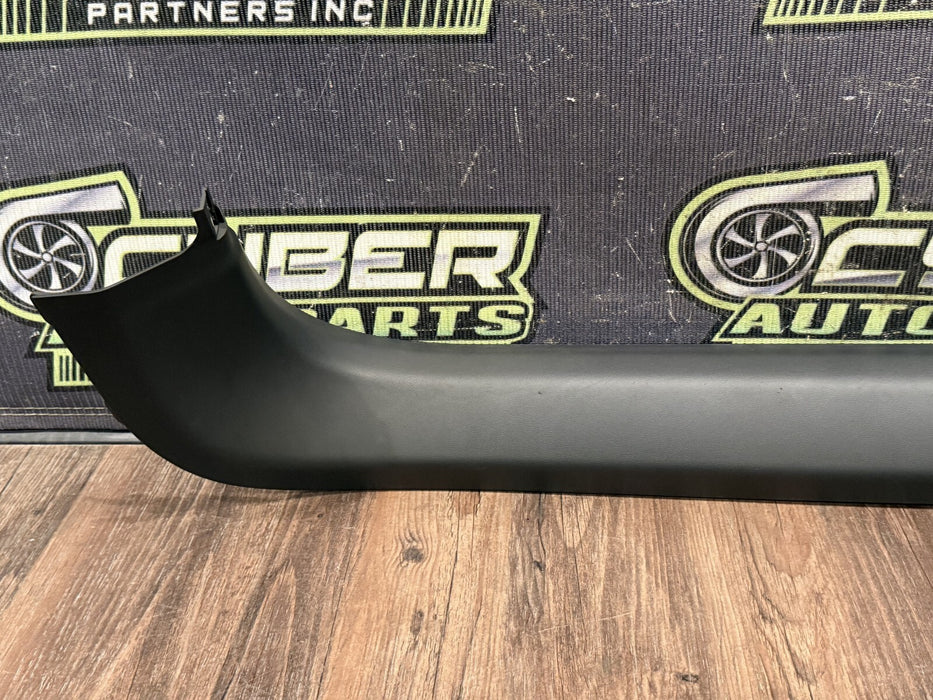 2021 AUDI R8 PASSENGER RIGHT LOWER A PILLAR TRIM PANEL OEM *WEAR #7*