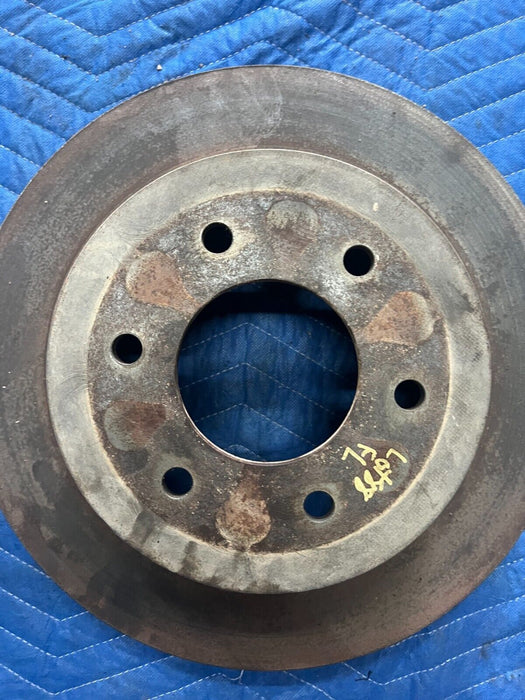 2018 NISSAN TITAN XD FRONT LEFT DRIVER BRAKE ROTOR OEM