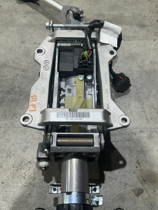 2014 PORSCHE 911 TURBO S STEERING COLUMN ASSEMBLY OEM 991.347.015.32