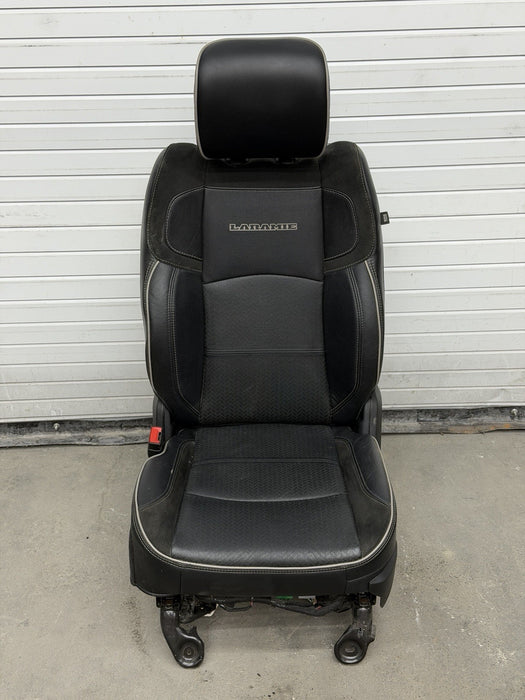 2019-2024 RAM 2500 3500 LARAMIE BLACK LEATHER HEATED COOLED DRIVER SEAT OEM