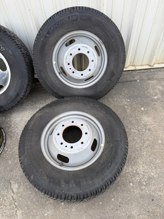 2017-2019 FORD F350 DRW DUALLY WHEELS RIMS TIRES ALUMINUM STEEL 8X200 OEM