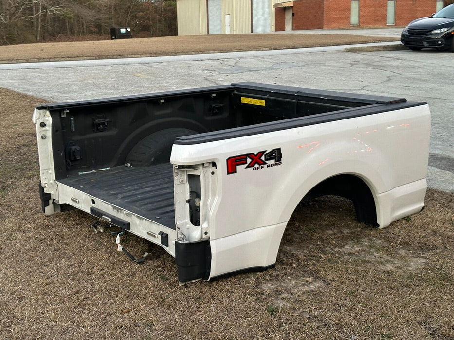 2017 2018 2019 FORD F250 F350 PLATINUM 6' 9" TRI-COAT METALLIC WHITE SHORT BED