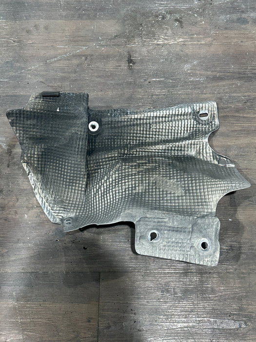 2014 PORSCHE 911 TURBO S 991 REAR LEFT BUMPER HEAT SHIELD OEM 99150547901