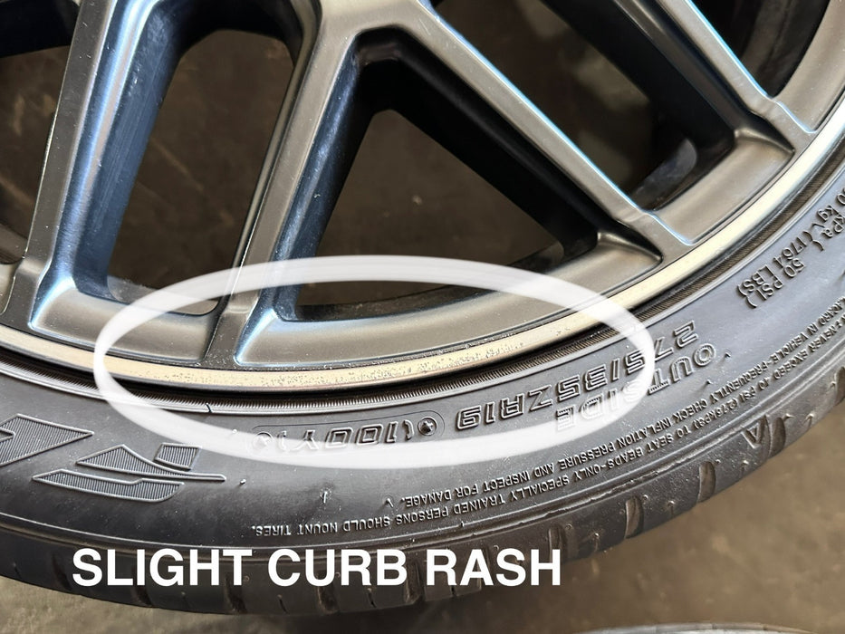 2015 MERCEDES-BENZ C63S AMG AFTERMARKET WHEELS RIMS TIRES SET 19X8.5 19x9.5 READ