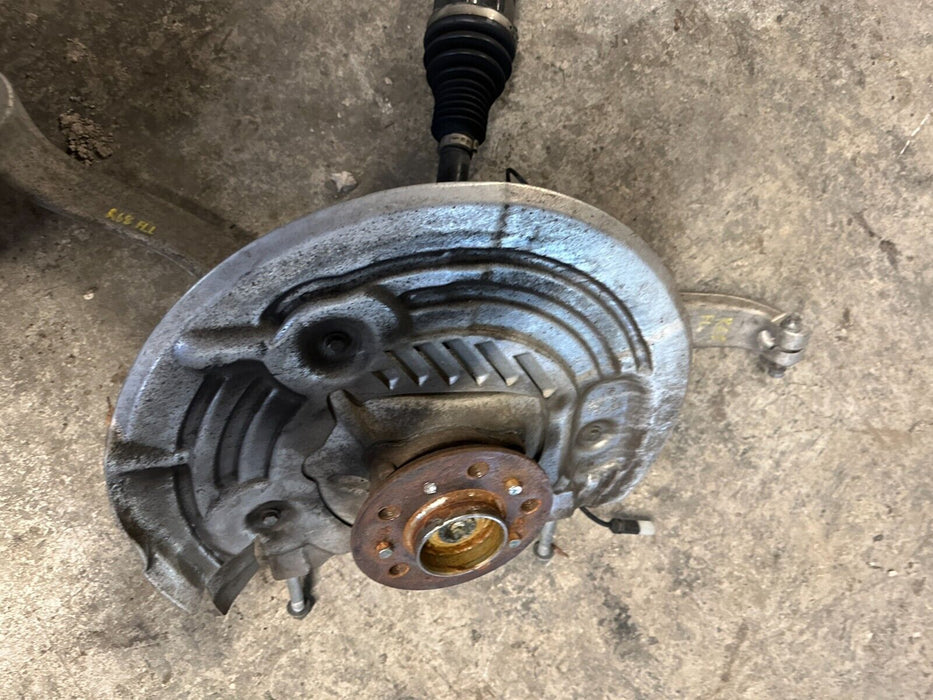2020 BMW M8 F93 G16 OEM FRONT LEFT SPINDLE KNUCKLE SUSPENSION W/ AXLE SHAFT