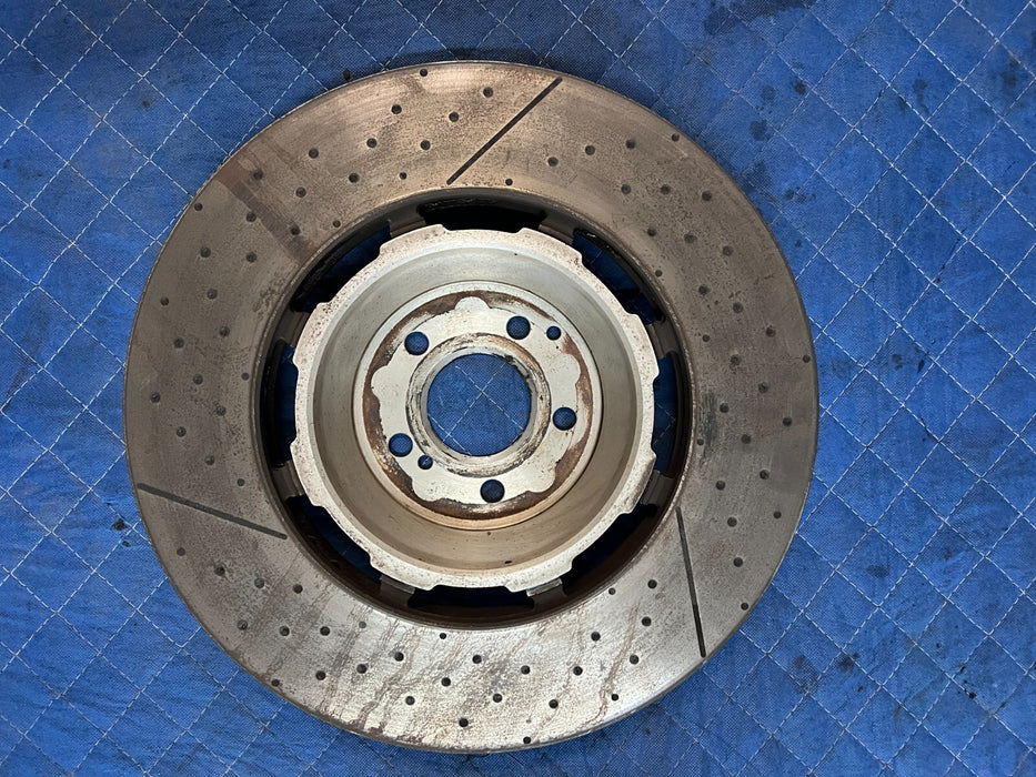 2015 MERCEDES-BENZ C63S AMG SEDAN  FRONT REAR BRAKE CALIPERS DRILLED ROTORS OEM