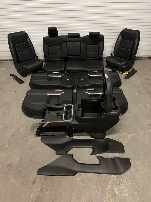 2020 2021 2022 GMC SIERRA SLT 2500 3500 INTERIOR SEATS DOOR PANELS SET HEATED