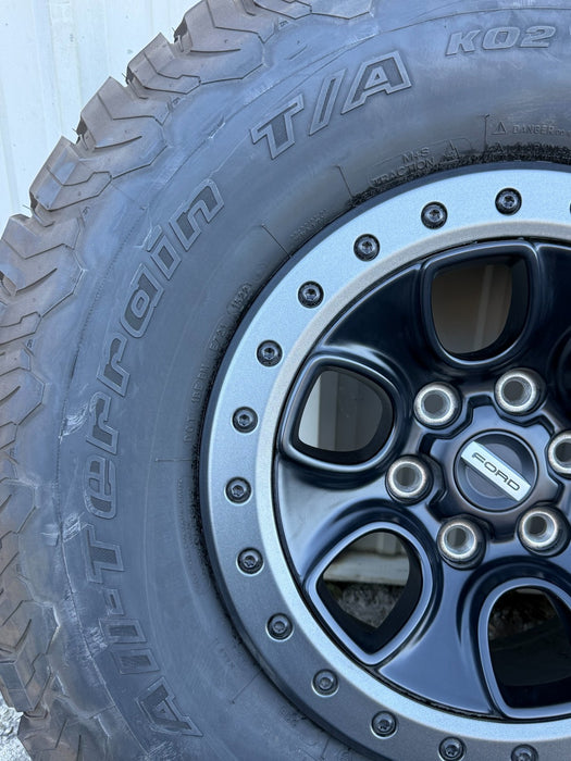 2023 FORD F150 RAPTOR OEM FACTORY TAKEOFF WHEELS TIRES BFGOODRICH 35" TIRES
