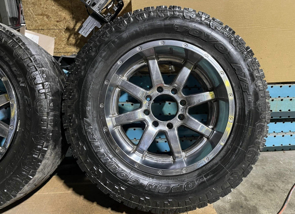 2017 2018 2019 FORD F350 F450 AFTERMARKET FUEL WHEELS RIMS ~TIRES ARE BAD~