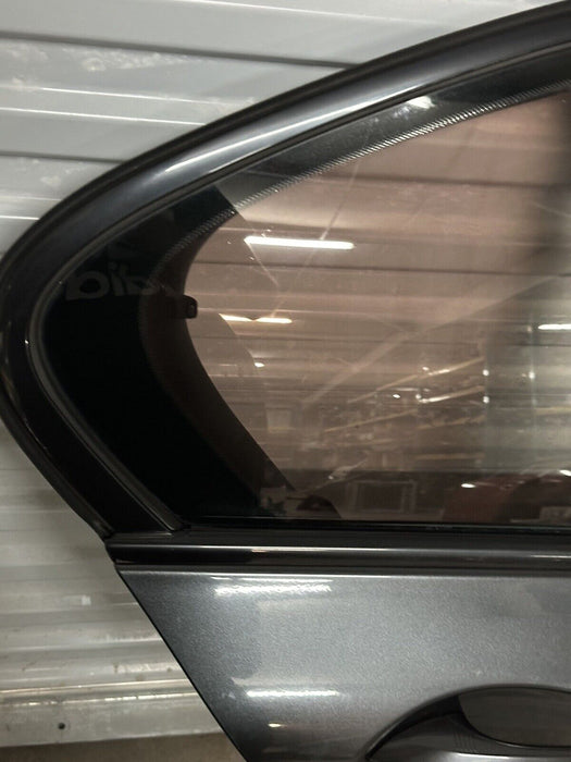 2011 BMW 550i F10 5 SERIES REAR RIGHT DOOR GRAPHITE METALLIC (A90)~MINOR SCUFFS~