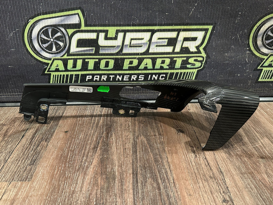 2021 AUDI R8 GAUGE CLUSTER LEFT RIGHT CARBON FIBER TRIM PAIR OEM *READ/SCUFFS*