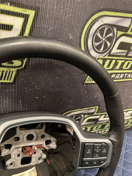 2023 FORD F250 F350 F450 LARIAT LEATHER STEERING WHEEL ADAPTIVE CRUISE OEM