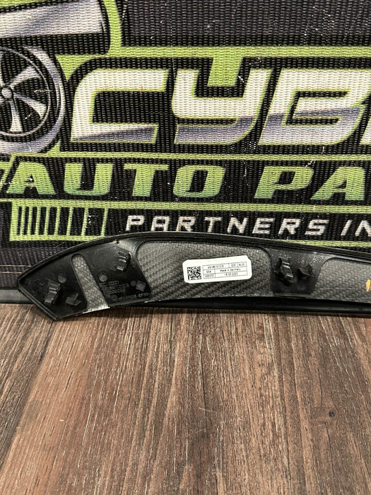 2021 AUDI R8 DASHBOARD LEFT CARBON FIBER TRIM OEM 4S1857212 *HEAT FLAWS 2-3*