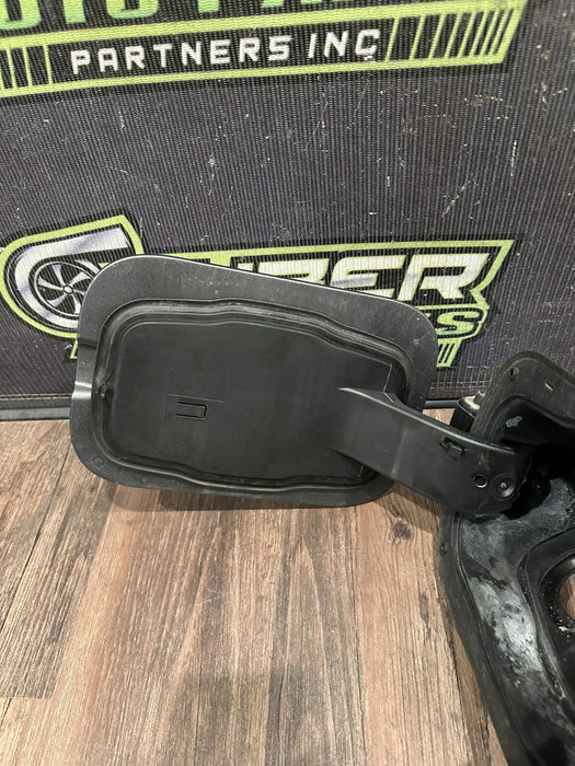 2022 FORD F350 F450 SUPERDUTY GRAY (M7) FUEL GAS DOOR LID ASSEMBLY OEM