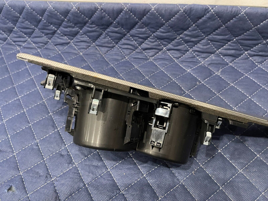 2017 INFINITI Q50 RED SPORT CENTER CONSOLE CUP HOLDER SURROUND TRIM OEM