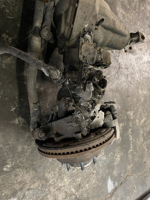 2017 2018 2019 FORD F250 F350 FRONT AXLE ASSEMBLY 3.55 (3J) 4X4 *BURN DAMAGE*