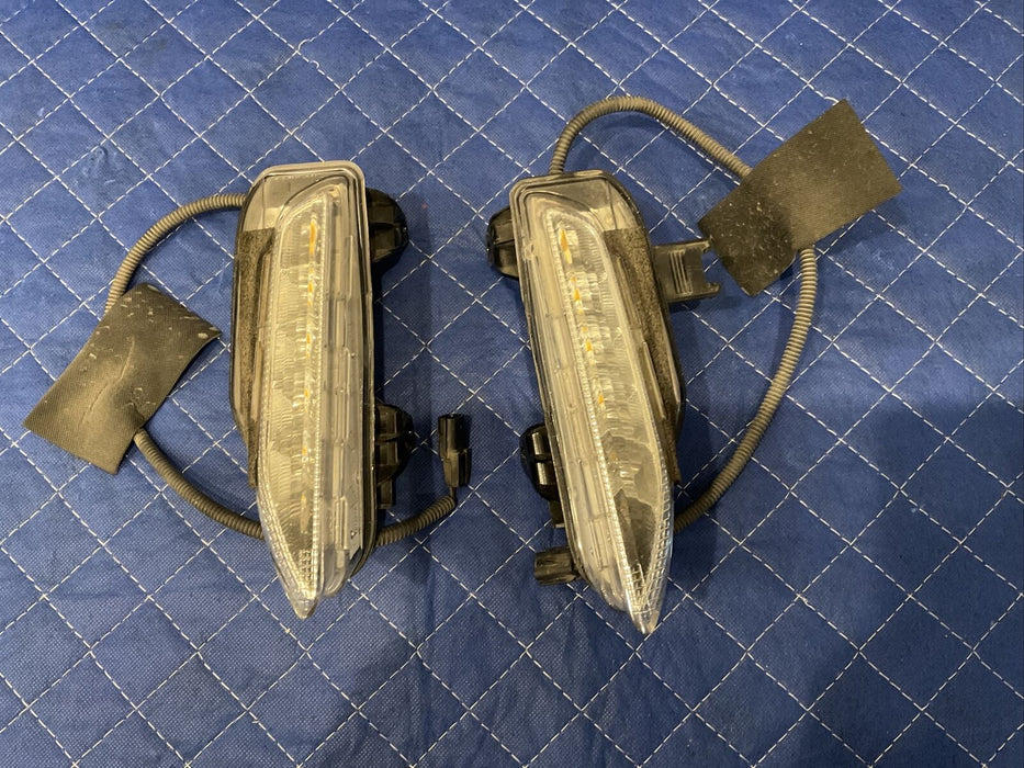 2017 INFINITI Q50 RED SPORT FOG LIGHT & TURN SIGNAL LIGHT & BEZAL COVER 6PC SET