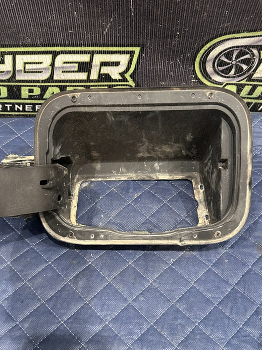 2020 FORD F350 F450 BLACK FUEL GAS DOOR LID CAP OEM