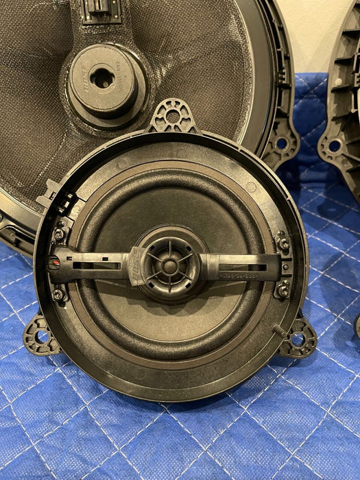 2017 INFINITI Q50 RED SPORT FRONT & REAR BOSE AUDIO SPEAKERS ASSEMBLY OEM