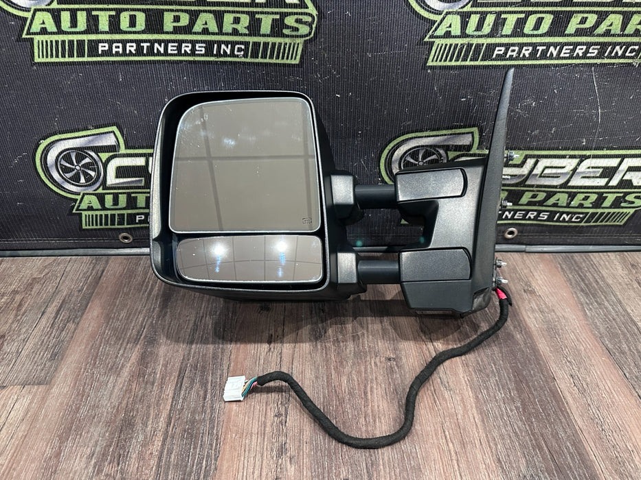 2017 NISSAN TITAN XD RESERVE LEFT CHROME MIRROR W CAMERA OEM 96302 EZ92A