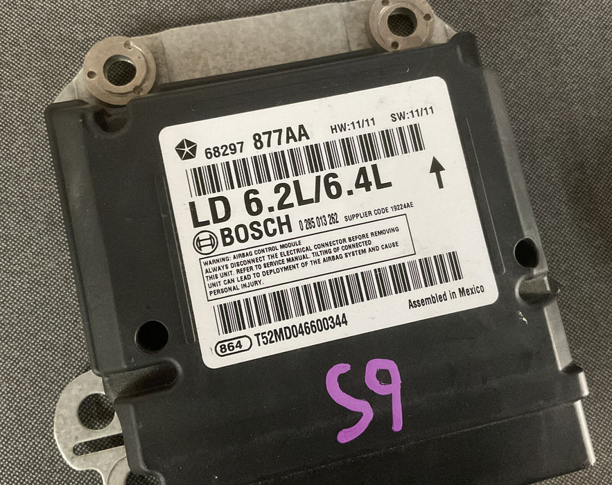 2016 DODGE CHARGER HELLCAT OCCUPANT RESTRAINT MODULE 68297877AA  OEM