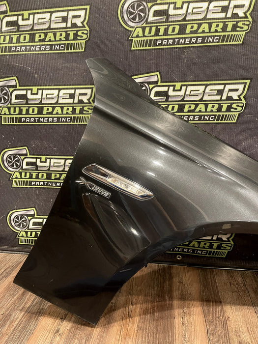 2011 BMW 550i F10 5 SERIES RIGHT FENDER OEM DARK GRAPHITE A90 *SCUFFS/READ DESC*