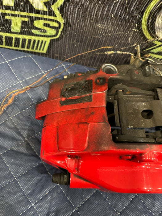 2021 AUDI R8 REAR LEFT RED CARBON CERAMIC BRAKE CALIPER OEM ~READ!!~